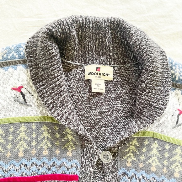 Skiing Woolrich Vintage Sweater - Picture 3 of 6